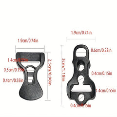 10pcs Outdoor Sports Rainproof Tarpaulin Adjustment Buckles