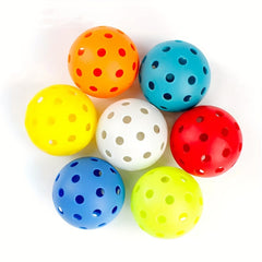 6PCS High Bounce Pickleballs - Durable for Tournaments and Outdoors