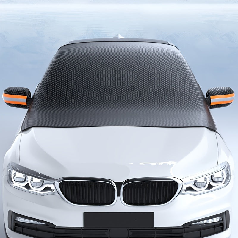 Winter Car Windshield Snow Cover - Magnetic Thick Oxford Cloth