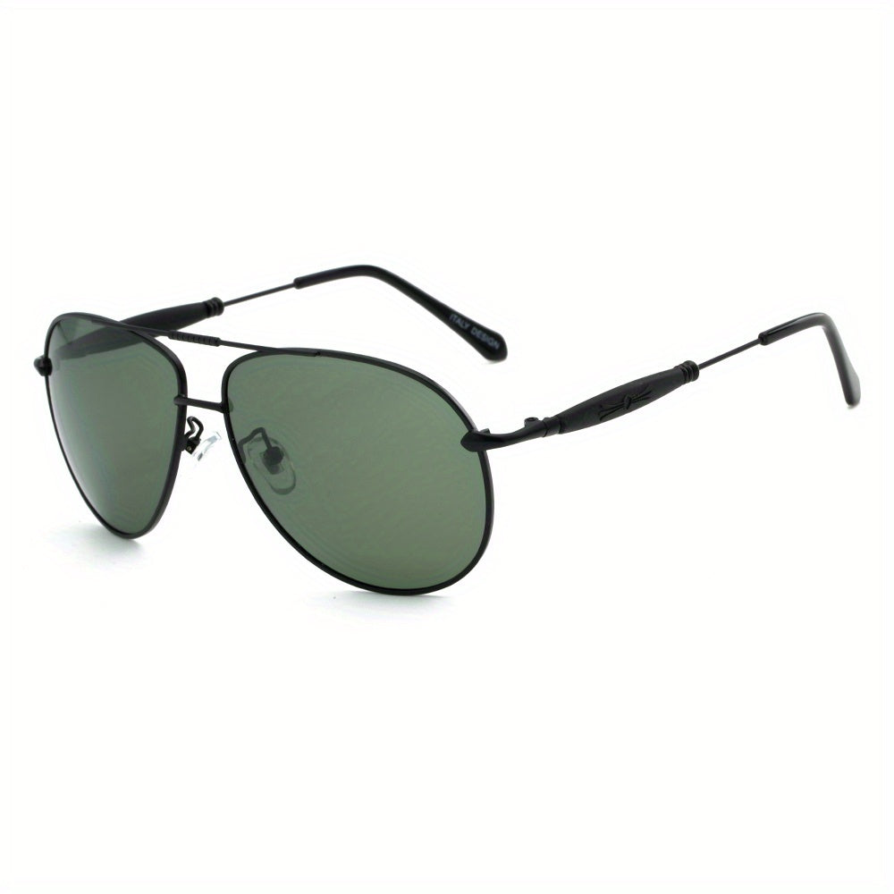Men's Polarized Aviator Sunglasses for Outdoor Travel