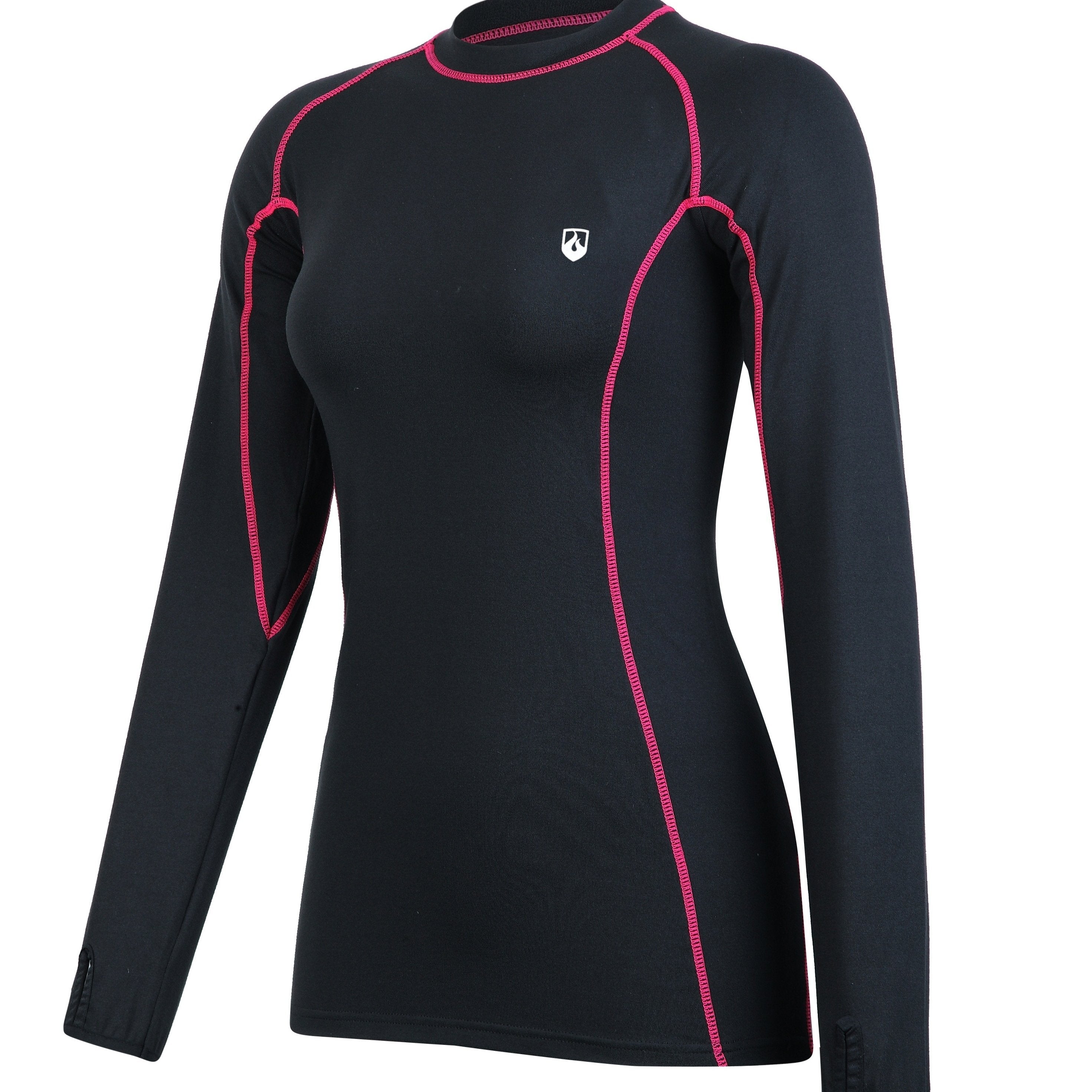 Women's Crew Neck Thermal Underwear Top