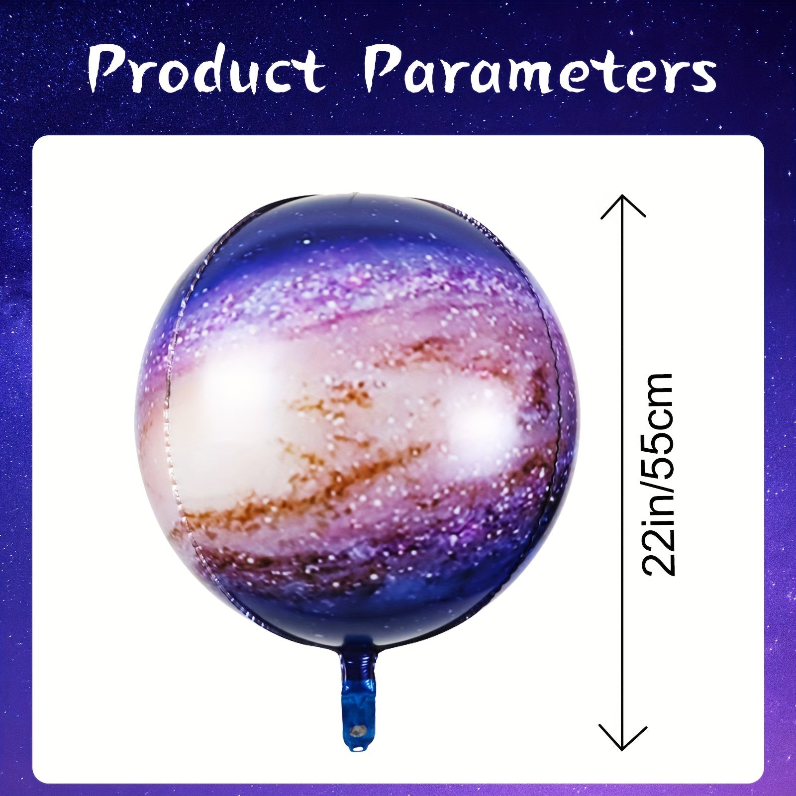 6pcs Space Balloons for Astronaut Parties