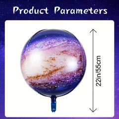 6pcs Space Balloons for Astronaut Parties
