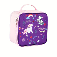 IKEAIDUO Unicorn Lunch Bag for Girls Insulated Leakproof Cooler Tote Bag