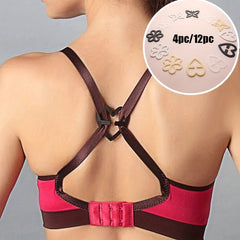 Invisible Bra Strap Clips Non-slip Buckles Adjustable Shoulder Belt