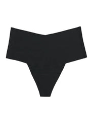 6pcs Seamless Solid Thongs Soft Comfy Stretchy Intimates Panties Women's