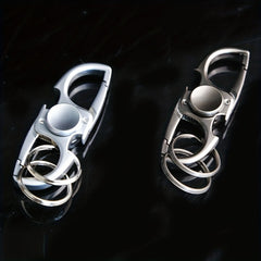Metal Keychain Fingertip Gyroscope Spinner Non Sharp Functional Toy