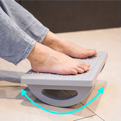 Massageable Rockable Footstool Under Table Non-slip Adult Footrest