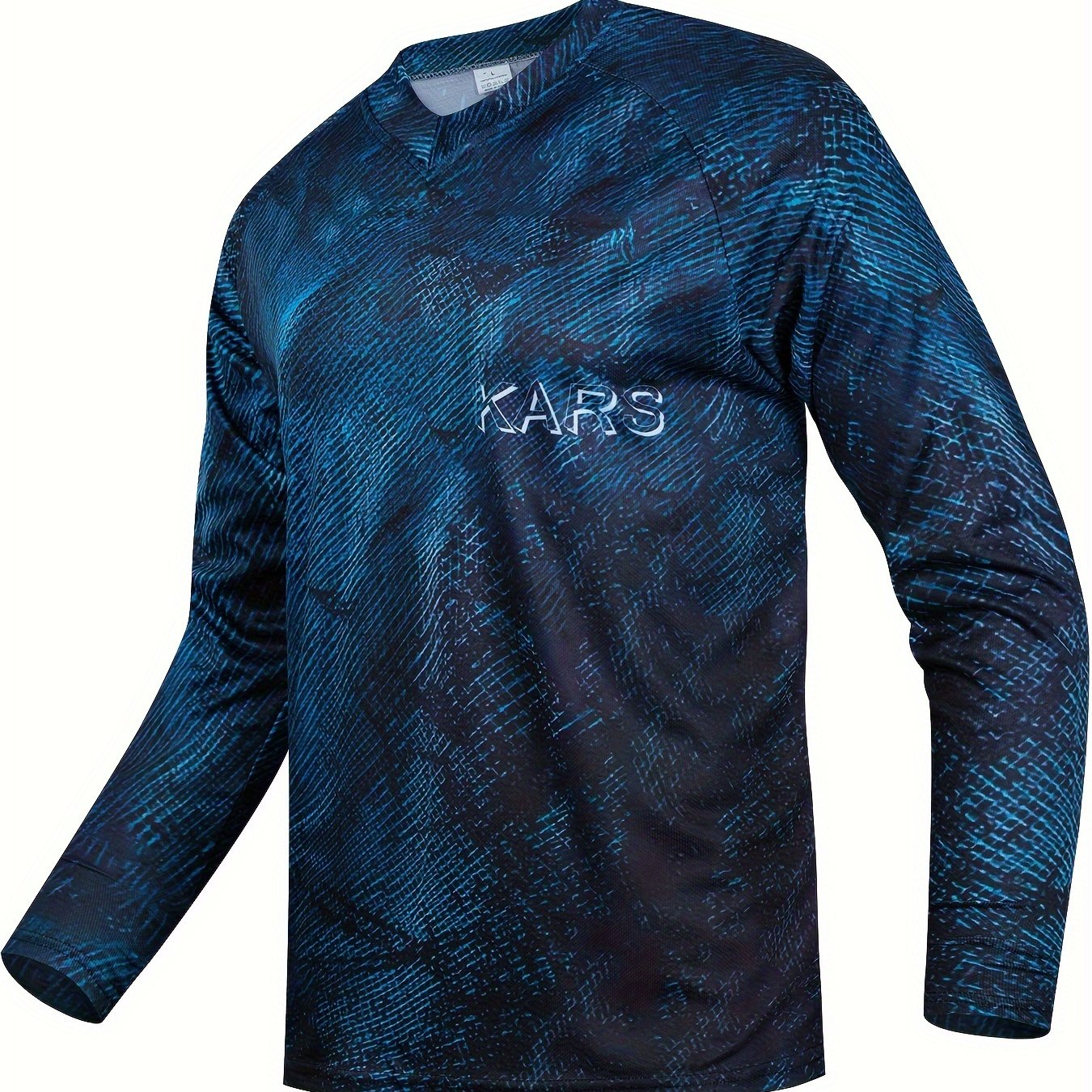 Men's V Neck Tee Casual Comfy T shirt for Spring & Fall