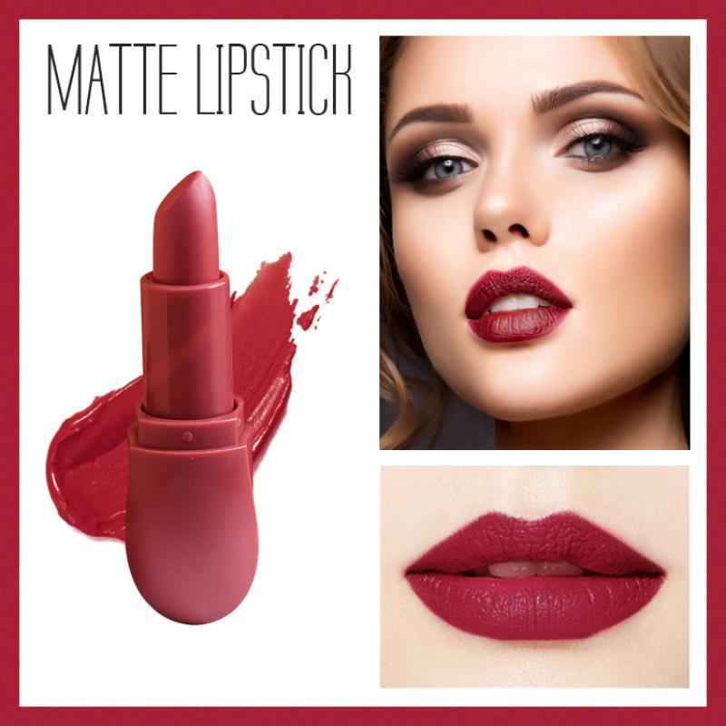 Long Lasting Matte Lipstick with Non Stick Cup Waterproof Lipstick