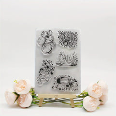 Water Drop Silicone Transparent Stamp