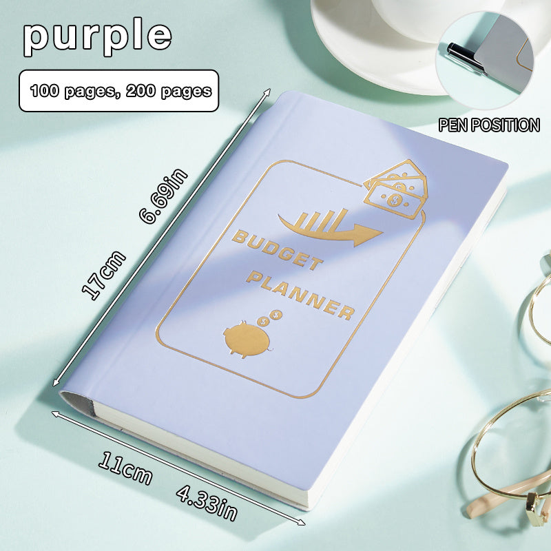 Portable A6 Book Financial Notebook 100 Sheets