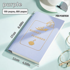 Portable A6 Book Financial Notebook 100 Sheets