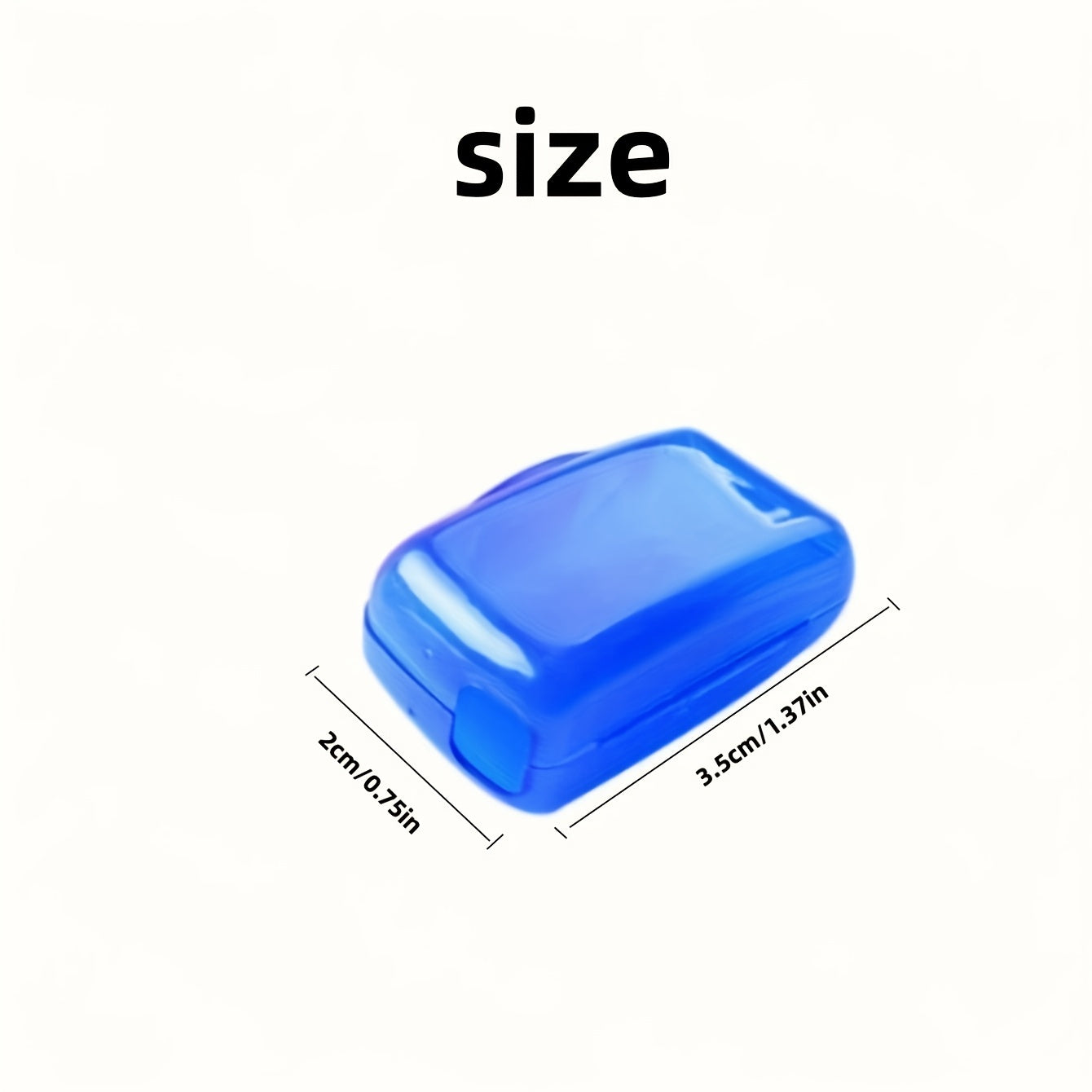5 Pcs Mini Toothbrush Cover Plastic Travel Toothbrush Case Toothbrush Protector