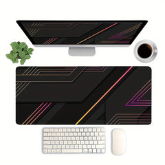 Geometric Stripe Model Mouse Pad Non slip Rubber Mouse Pad