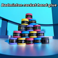 2pcs Racket Grip Tape PU Leather Anti-slip Sweat Absorbing Overgrip