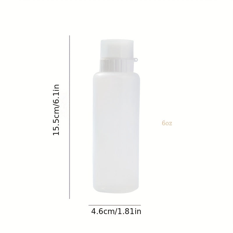 Squeezable Condiment Bottle 5-Hole Sauce Bottle for Salad Tomato Sauce Honey