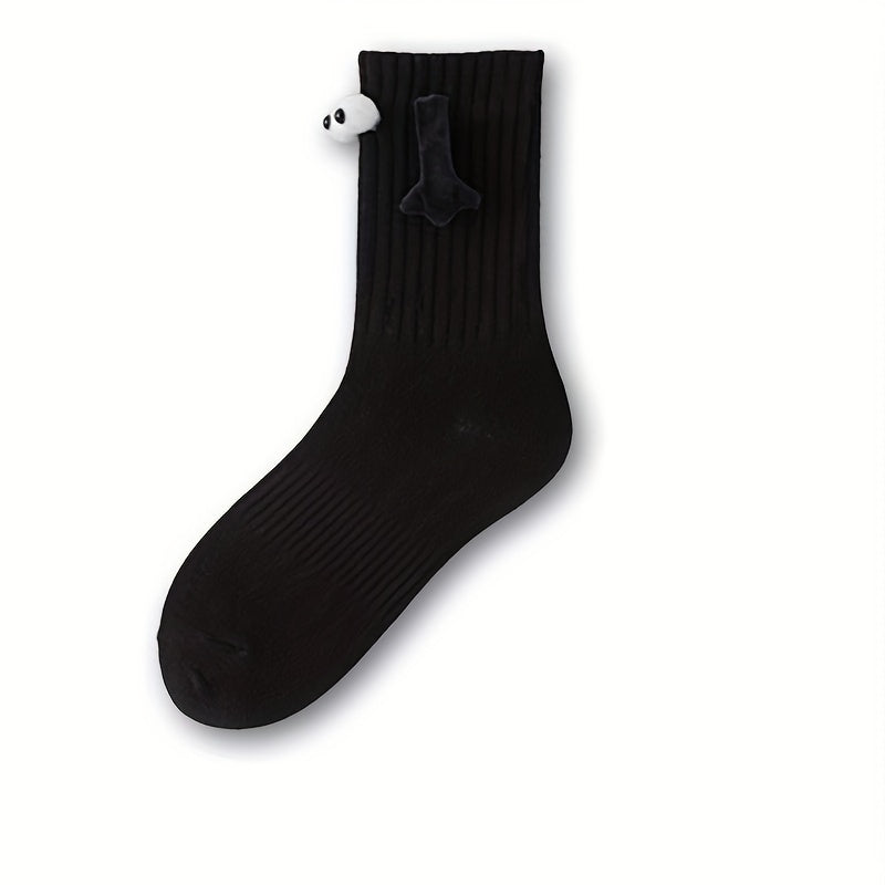 Cartoon Magnetic Holding Hand Socks, Soft & Comfortable