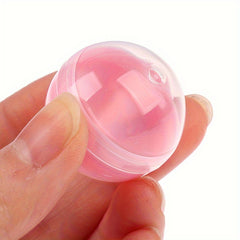 100Pcs Plastic Toy Vending Capsules Clear Round Ball