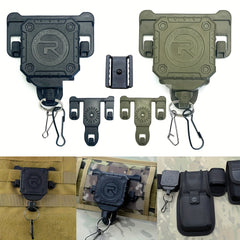 Outdoor Molle Gear Retractor with Key Tools Holder