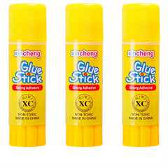 3pcs Solid Glue Stick Student High Viscosity