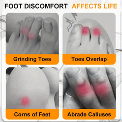 Silicone Toe Protectors Soft Breathable Anti Abrasion for Home Night Use