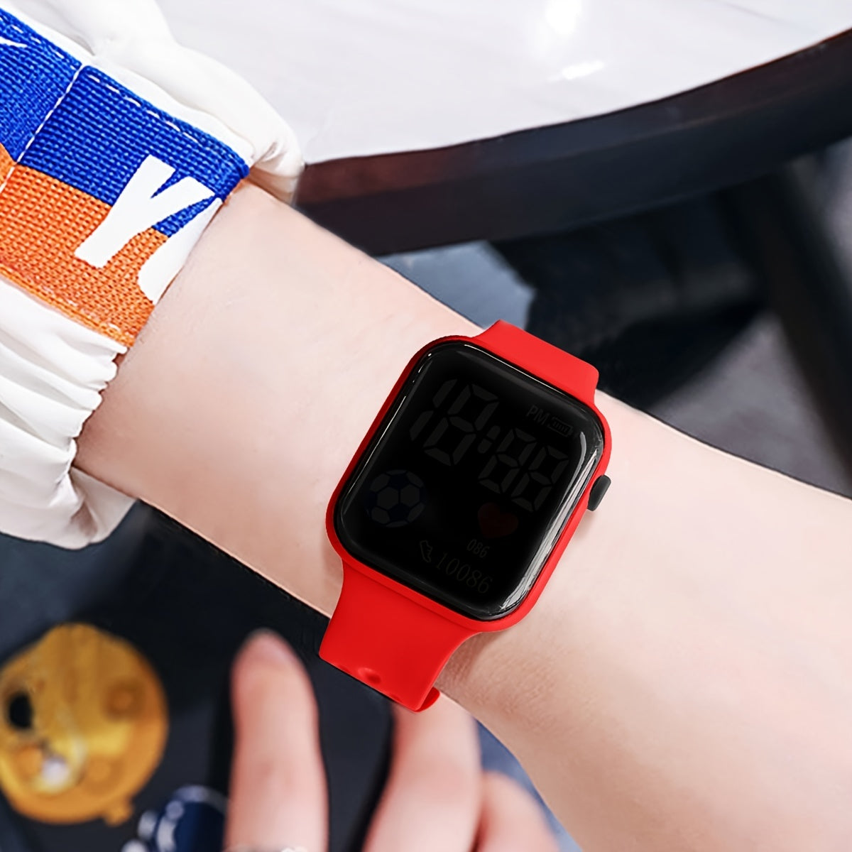 LED Display Electronic Sports Watch For Kids
