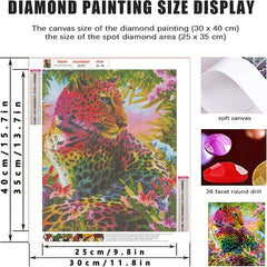 DIY Rhinestone Diamond Painting Kit for Home Wall Decor 12x16in