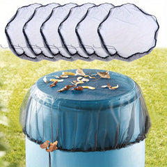 Outdoor Bucket Net Cover Water Tank Barrel Mesh Cover