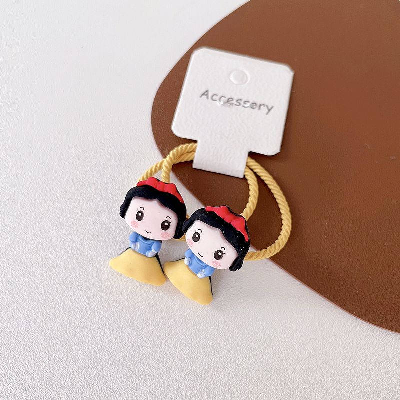 Cartoon Princess Hair Ties - Cute Hair Accessories for Girls