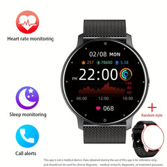 Waterproof Smart Watch Full Touch Screen Silicone Band