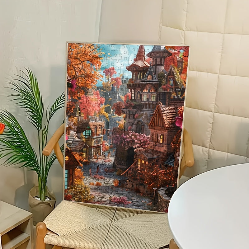 Challenging Puzzle Tapestry Adult Puzzle Complex Cut Cardboard Mat