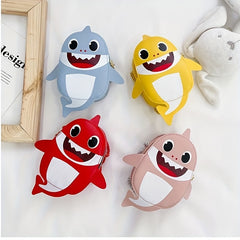 Shark Shape Crossbody Bag Mini Shoulder Bag Coin Purse For Girls