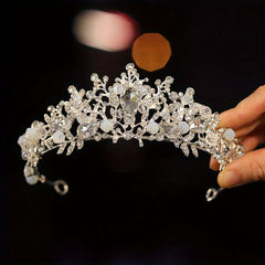 Baroque Crystal Crown Princess Headband Hair Accessories