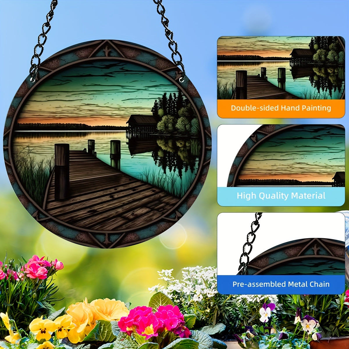 Bridge Suncatcher Window Wall Hanging Ornament