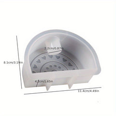 DIY Crystal Epoxy Resin Mold Rainbow Arch Candle Holder Silicone Mold