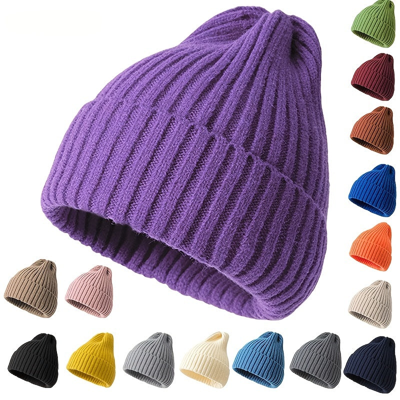 Winter Knit Beanie Hat Skullies Hip Hop Ski Cap