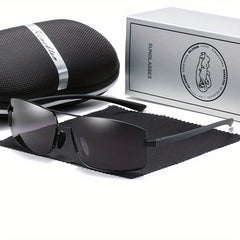RENEKTON Men's Stainless Steel Sunglasses Frameless Series 128