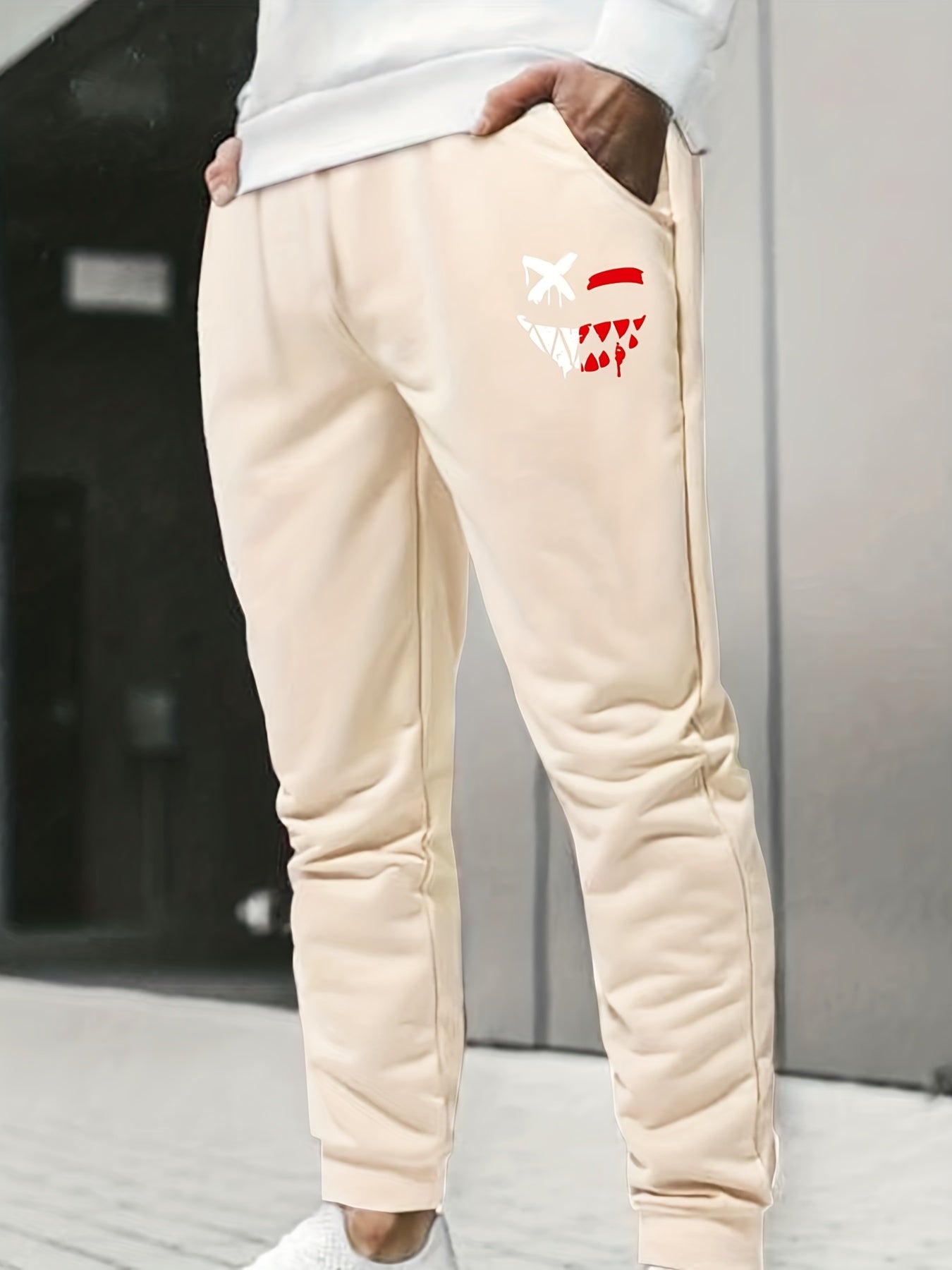 SMILE Men's Drawstring Sweatpants with Pocket
