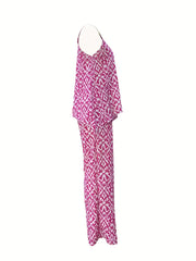Square Neck Cami Top & Pants Two Piece Set