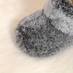 Warm Furry Anti-Slip Boots for Baby Girls