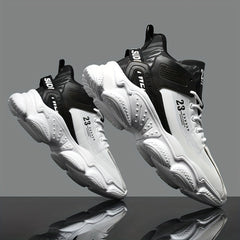 Men's High Top Basketball Shoes Non Slip Lace Up Sneakers