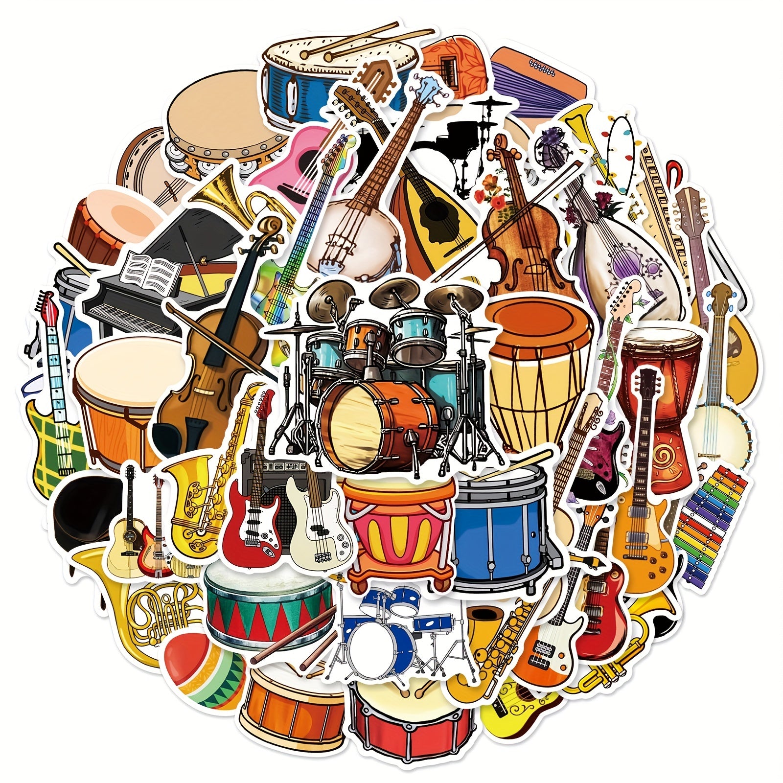 50pcs Cartoon Graffiti Stickers Waterproof Classic Decals for Kids Toys