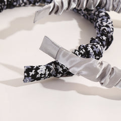 Floral Print Ruched Headband Set