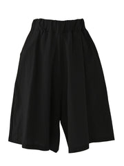 High Rise Straight Leg Stretch Basic Shorts