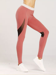 High Waist Butt Lifting Mesh Yoga Leggings