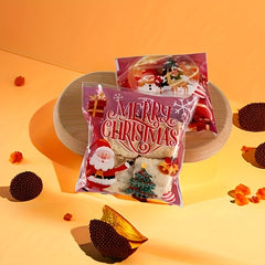 100pcs Christmas Goodie Bag Small Business Supplies