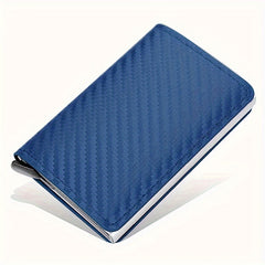 Men's Carbon Fiber Wallet Money Clip Bifold