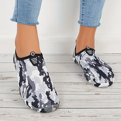 Women's Camo Print Water Socks for Swimming Surfing Diving