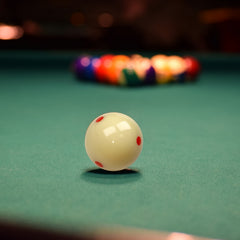 Billiard Red Dot Cue Ball With Storage Bag Practice Ball